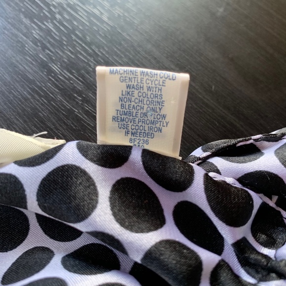 Derek Heart Shimmery Polka Dot A-line Midi - Picture 8 of 8